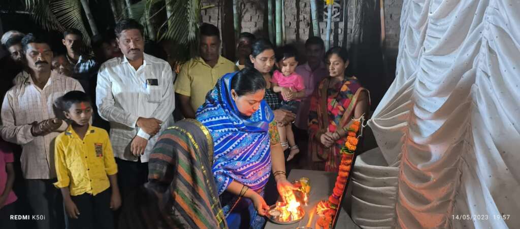 स्वराज्यरक्षक,धर्मवीर , छत्रपती संभाजी महाराज जयंती भाजप युवा मोर्चा कडून मोठया उत्साहात साजरी .