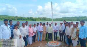 स्वातंत्र्याच्या अमृत महोत्सवांतर्गत जिल्ह्यात 80 अमृत सरोवरांवर झेंडावंदन..