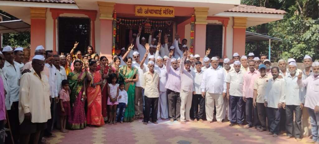 अंबिका ग्रामविकास आघाडी फराळे चा प्रचाराचा शुभारंभ...