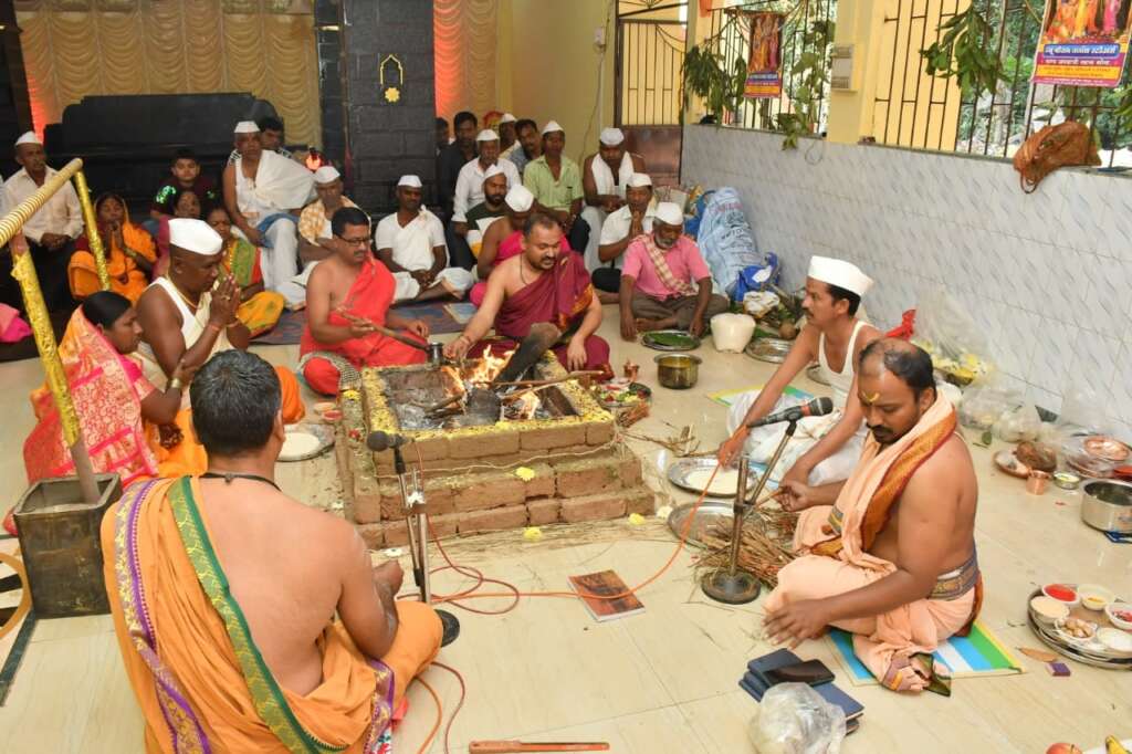 श्री आदिष्ठी देवीच्या नूतन मुर्तींचा प्राणप्रतिष्ठा सोहळा