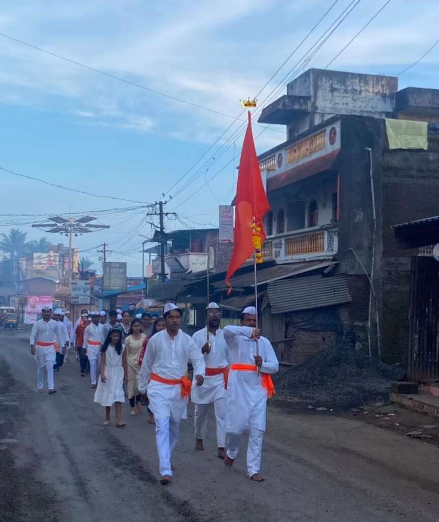 मलकापूर मध्ये दुर्गामाता दौड सुरू